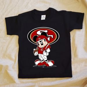 SF 49ers Mickey Mouse Toddler Tee Various sizes